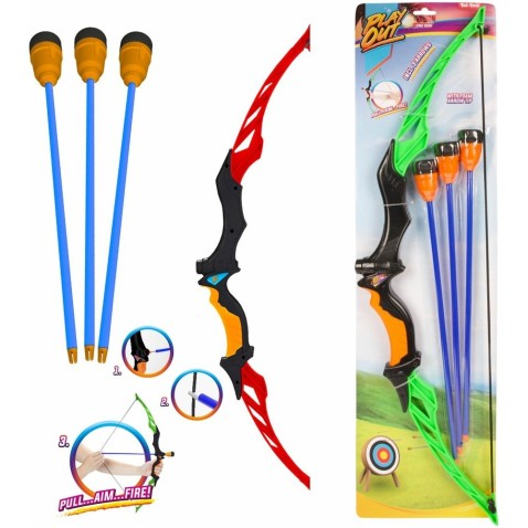Gyermek íj 66cm + 3 nyílvessző