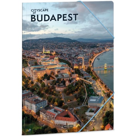 A4-es jegyzetfüzet mappa Budapest 25