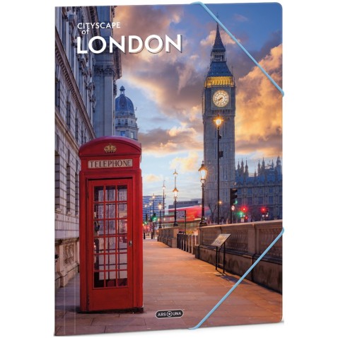 A4-es londoni jegyzetfüzet mappa