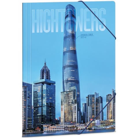 A4-es Shanghai Tower jegyzetfüzet mappa
