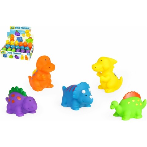 Fröccsenő állatok dinoszauruszok gumi 5 féle