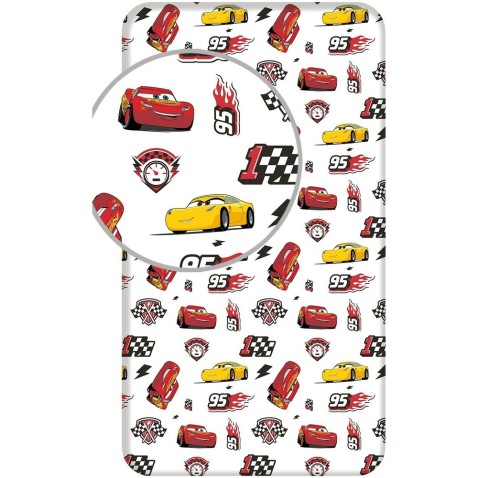 Cars 3 McQueen 90x200 gyerek lepedő