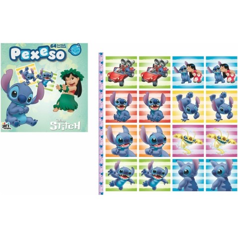Memóriajáték a Lilo és Stitch kifestőkönyvben