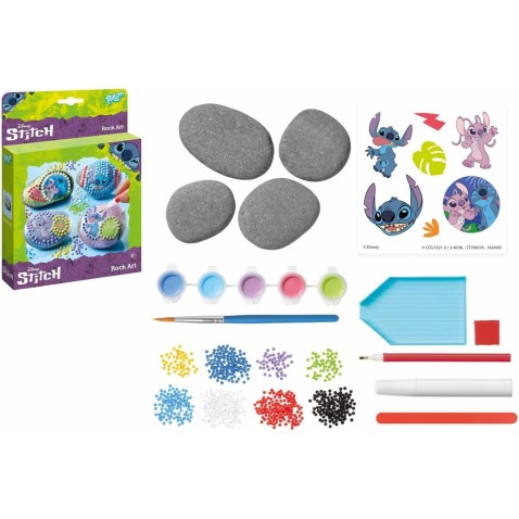 Festés kavicsokra/kövekre Stitch kreatív készlet