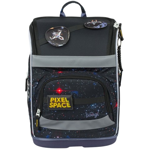 BAAGL Zippy plus Pixel Space iskolatáska
