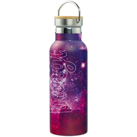 BAAGL Termosz bambusztetővel Galaxy, 500 ml