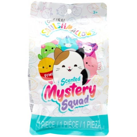 SQUISHMALLOWS Rejtély illatú plüssjáték, 13 cm - gyümölcs