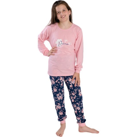 Lányka pizsama Bettymode DREAM hosszú ujjú