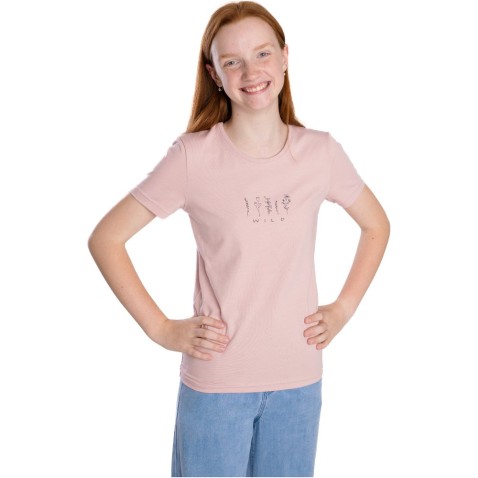 Lányka póló Bettymode WILD PINK rövid ujjú