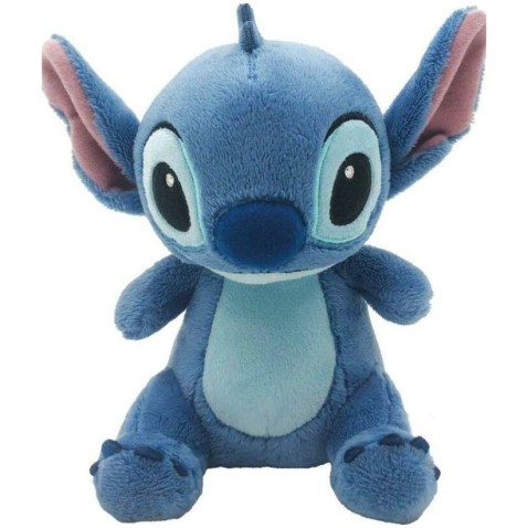Stitch ülő plüss 18cm kék