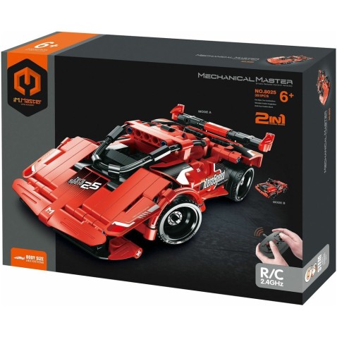 iM.MASTER RC autós készlet 2 az 1-ben műanyag 2,4 GHz-es 351 darabos elemes működésű