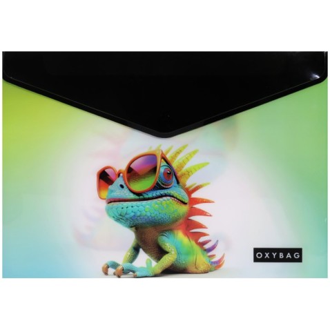 A4-es jegyzettömb őrült állatok kaméleon mintájával