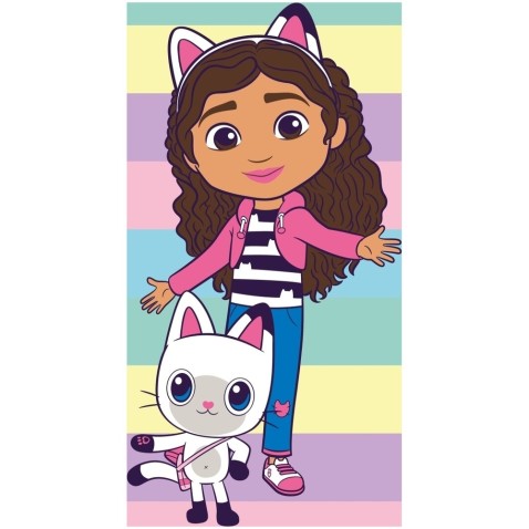 Gabbys Dollhouse Colors fürdőlepedő 70x140 cm