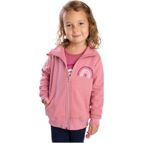 Lány pulóver Bettymode SZIVÁRVÁNY