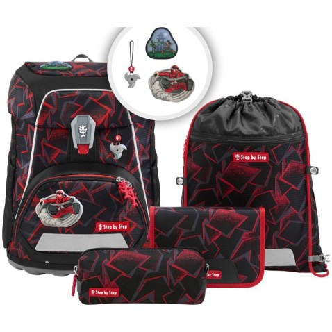 Step by Step FIT, Ninja Yuma iskolatáska - 5 részes szett, AGR tanusítvány