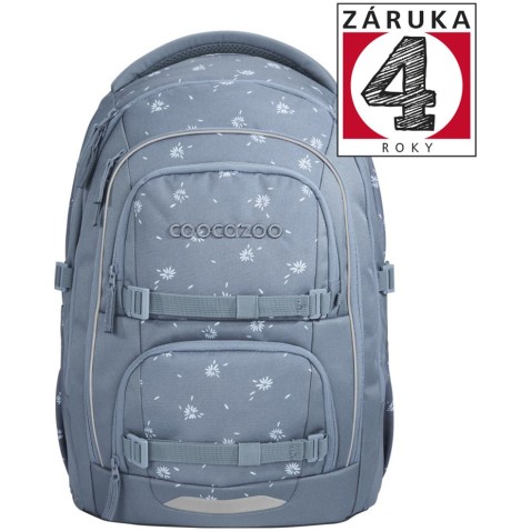 Coocazoo iskolatáska PORTER, Bloomy Daisy, AGR tanusítvány