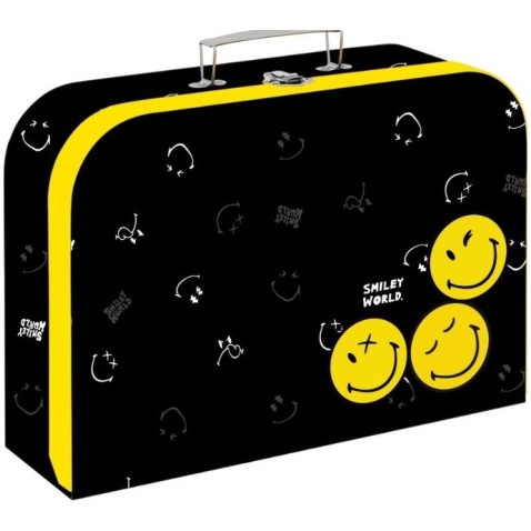 Laminált bőrönd 34 cm Smiley World