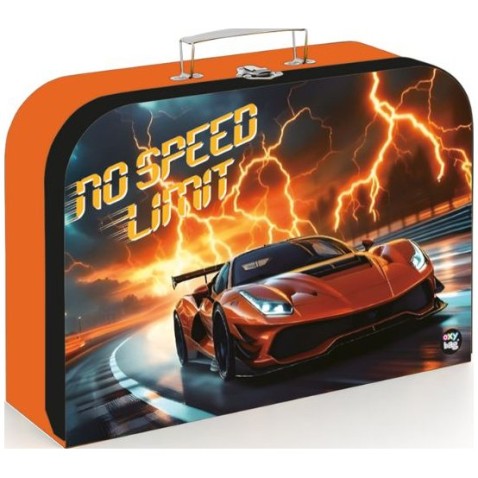 Laminált bőrönd 34 cm 2. autó