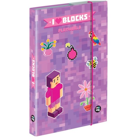 Oxybag A4 Playworld Girl füzettartó box