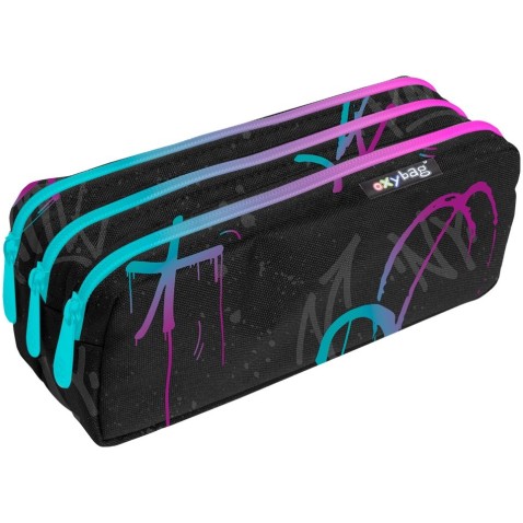 Tok előlap 3 cipzár Graffiti lány