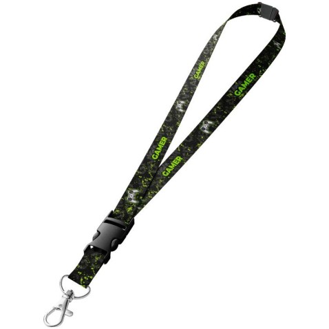 Gamer kulcstartó karabinerrel