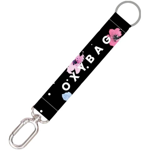 Rövid kulcstartó karabinerrel Virágok