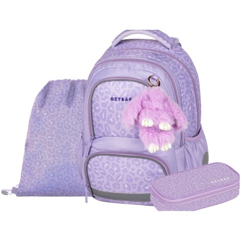 OXY NEXT Bunny iskolatáska, 3 részes szett