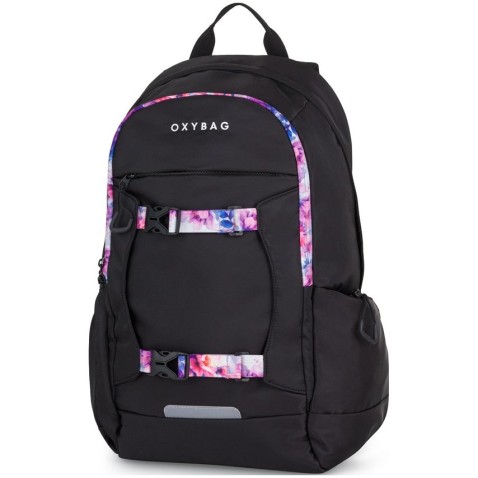 OXY ZERO Flowers diák hátizsák
