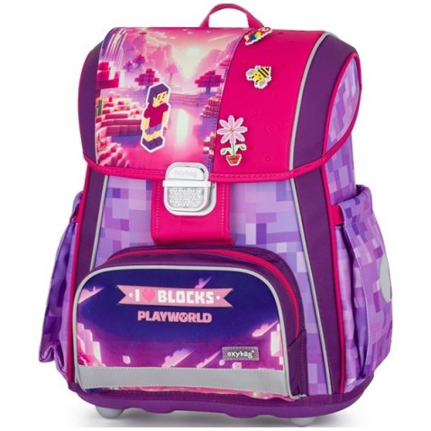 PREMIUM Playworld lányka iskolai hátizsák