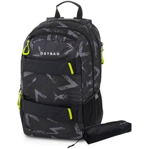 Diák hátizsák + tok OXY Sport Abstract