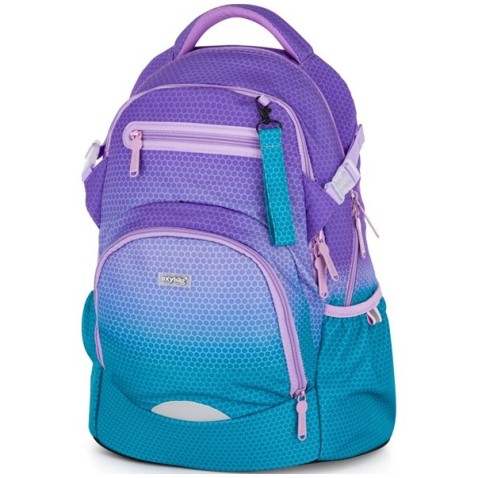 Iskolai hátizsák OXY Ombre Blue - Rózsaszín