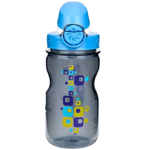 Nalgene palack Clear Kids OTF 350 ml Gray Squares