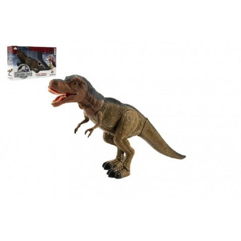 Tyrannosaurus dinoszaurusz sétáló 40 cm-es akkumulátorral, fény és hang segítségével