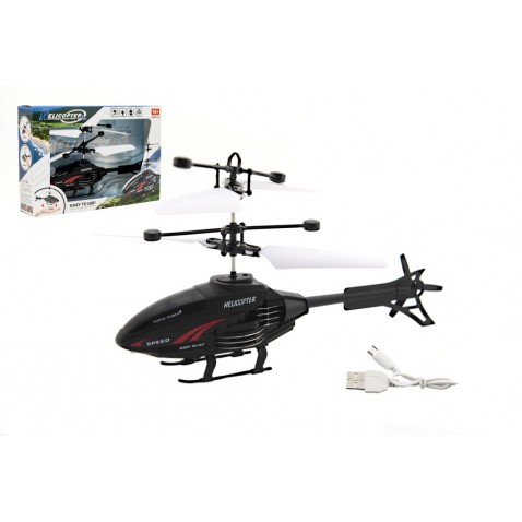 Kézi vezérlésű helikopter USB 16cm használatával