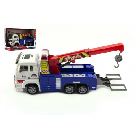 Vontató autó 24cm elemes fénnyel és hanggal