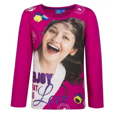 Překlad do maďarštiny:Sötétrózsaszín Soy Luna DR lány póló