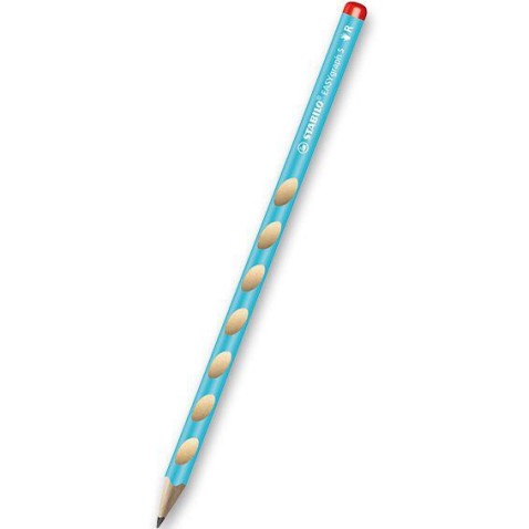 Ceruza Stabilo EASYgraph S - HB háromszög test a jobkezeseknek - kék