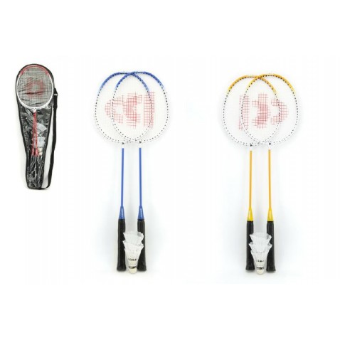 Badminton készlet + 3 tollaslabda Donnay fém 66cm