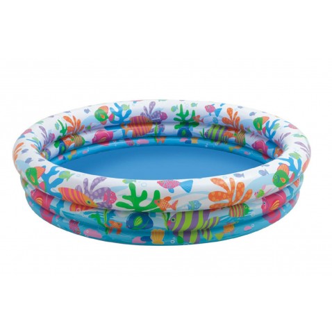 Felfújható medence 3 kamrás 132x28cm