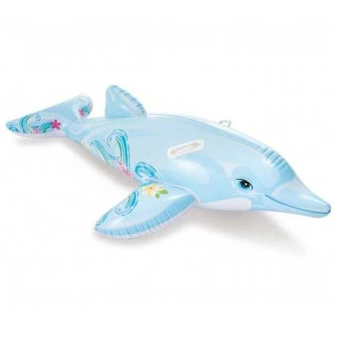 Felfújható delfin fogantyúval