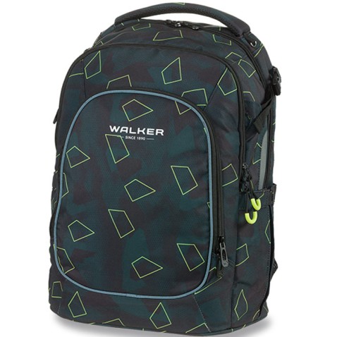 Walker CAMPUS EVO  2.0 Green Polygon iskolatáska, hátizsák
