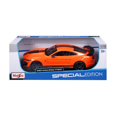 Maisto - 2020 Ford Shelby GT500, narancssárga, 1:18