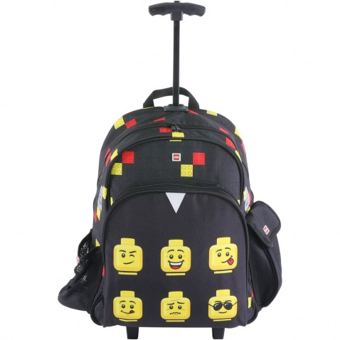 Iskolai hátizsák LEGO Trolley Faces Black