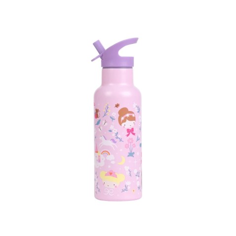 A Little Lovely Company - rozsdamentes acél kulacs, 500 ml – hercegnők