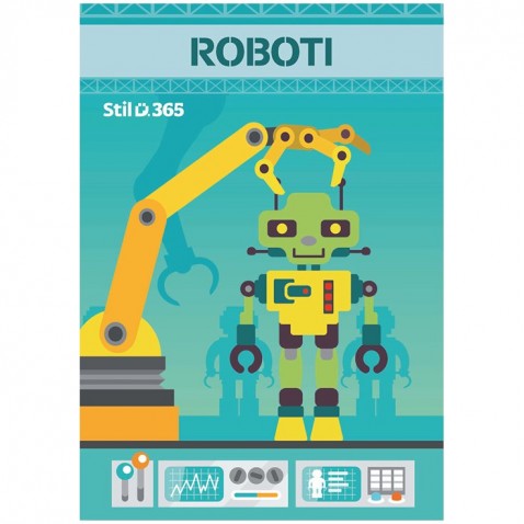 Kifestők A5 ROBOTOK