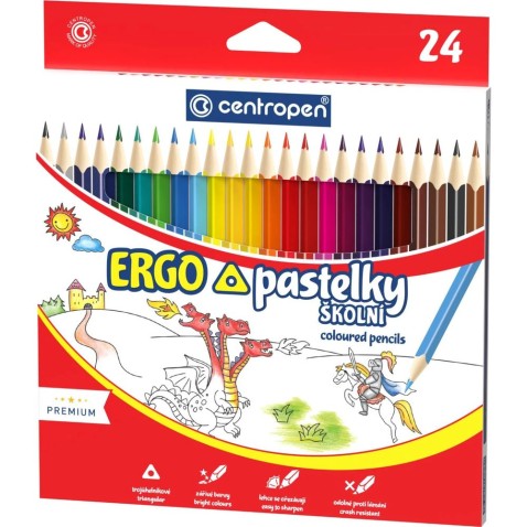 Centropen háromszögletű színes ceruzák – 12 db