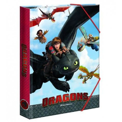 Füzettartó A4-es, Így neveld a sárkányod 2