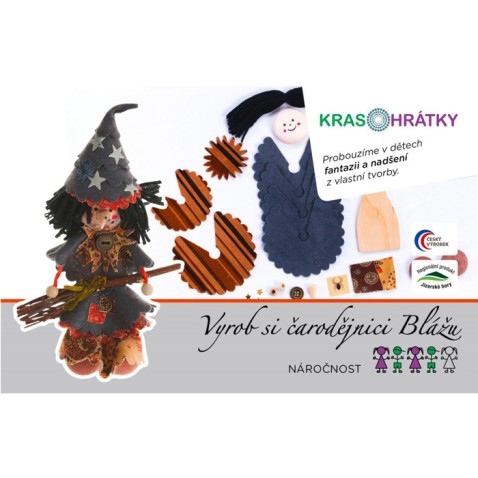 Krasohrátky kreatív készlet Blaza boszorkány