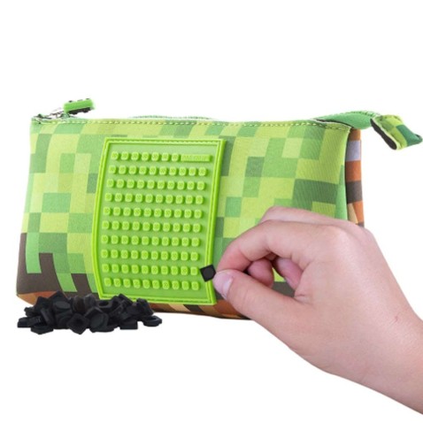 Pixie Crew PXA-02-03  Minecraft tok, zöld/barna