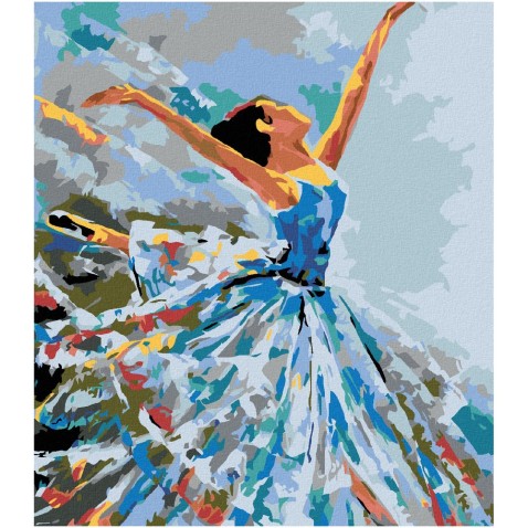 Zuty Festőkészletek számok szerint - Táncoló balerina